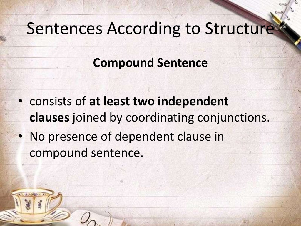 Types Of Sentences According To Structure