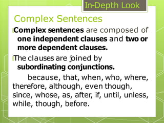 Types of sentences according to structure | PPTX