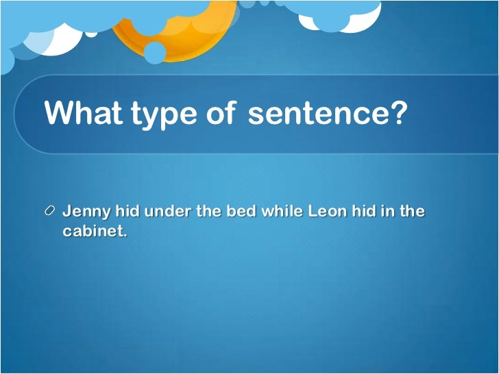 Types Of Sentences Group Project