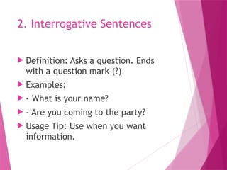 Sentences With Question Mark Types_of_Sentences_with_Subject_Predicate.pptx