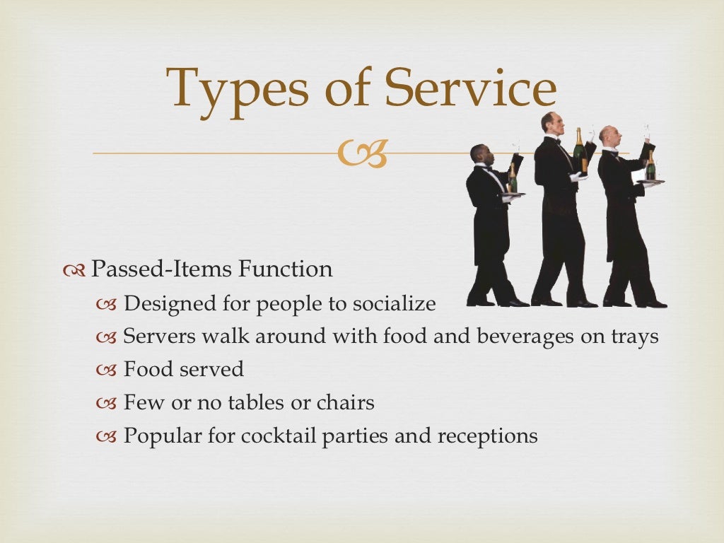 Types of service2.1