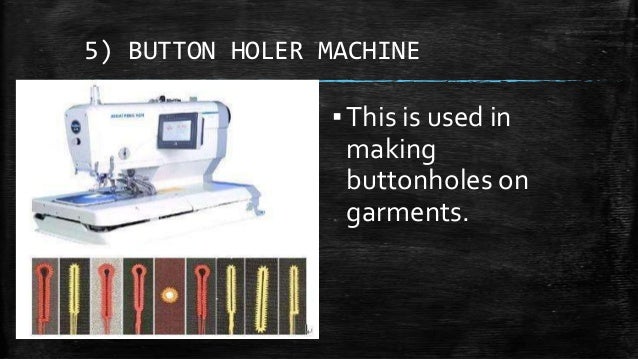 Types of sewing machine