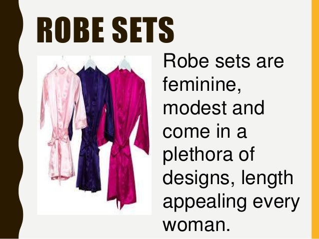 Types Of Sleeping Garments