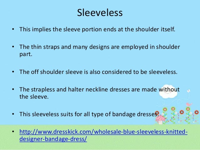 sleeve types on dresses