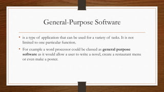 Types of software | PPSX