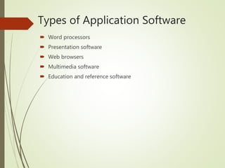Types of software | PPTX