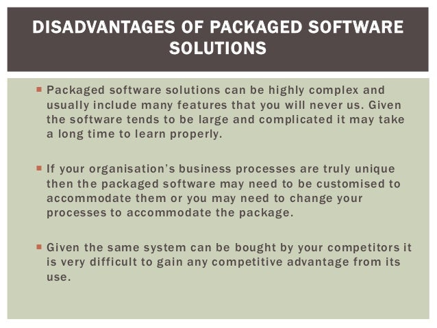 Advantages and disadvantages of primavera software systems Advantages and disadvantages of primavera software systems