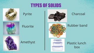 Solids Types TYPES OF SOLIDS _crystalline and amorphous solids.pptx