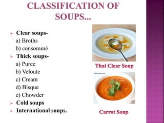 Types of soup