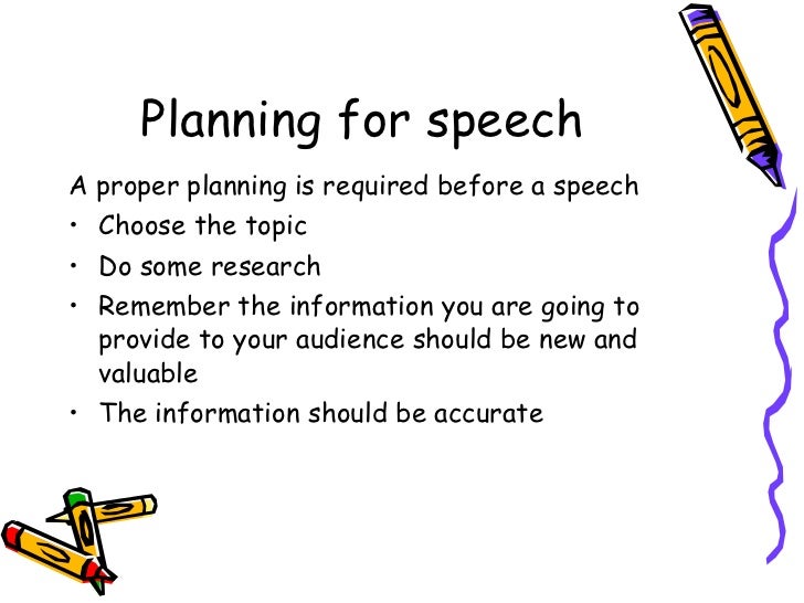 Any kinds of speech