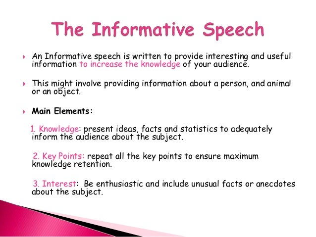 definition speech topics