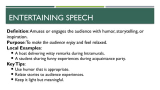 TYPES OF SPEECHES ACCORDING TO PURPOSE.pptx