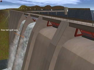 free fall spill way
 