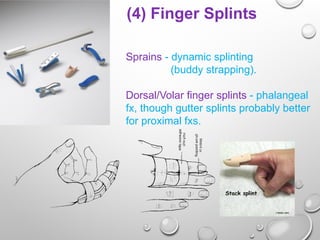 Splints Foxy Types of Splints used during evacuation of victims .pptx