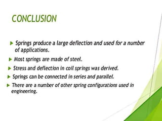 Types of spring PPT | PPTX
