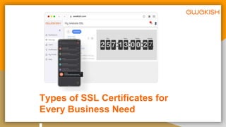 Types of SSL Certificates for
Every Business Need
 