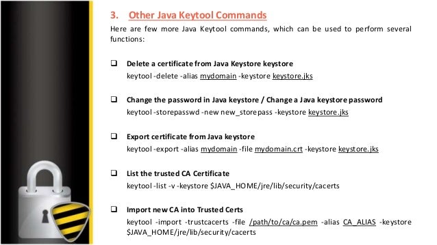 keystore generate key pair and ssl commands keytool of Types keystore generate key pair and ssl commands keytool of Types