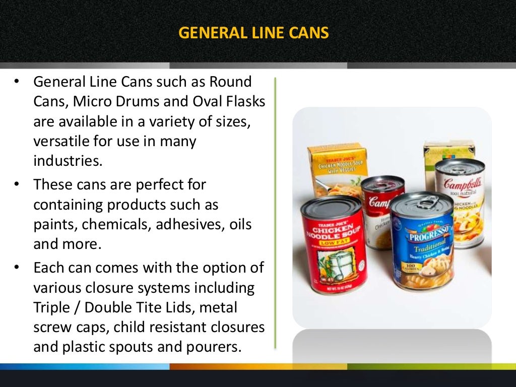 Types of Steel Food Cans for Industrial Packaging