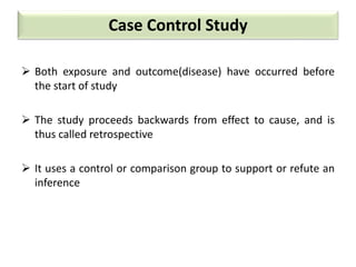 Types of studies in research | PPTX