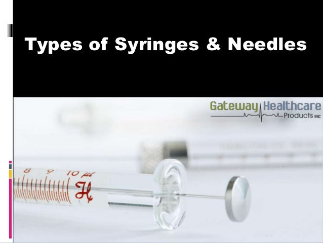 Syringe Needle Gauge Chart Pdf