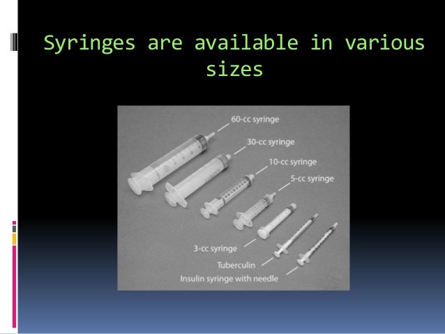 Syringe Needle Gauge Chart Pdf