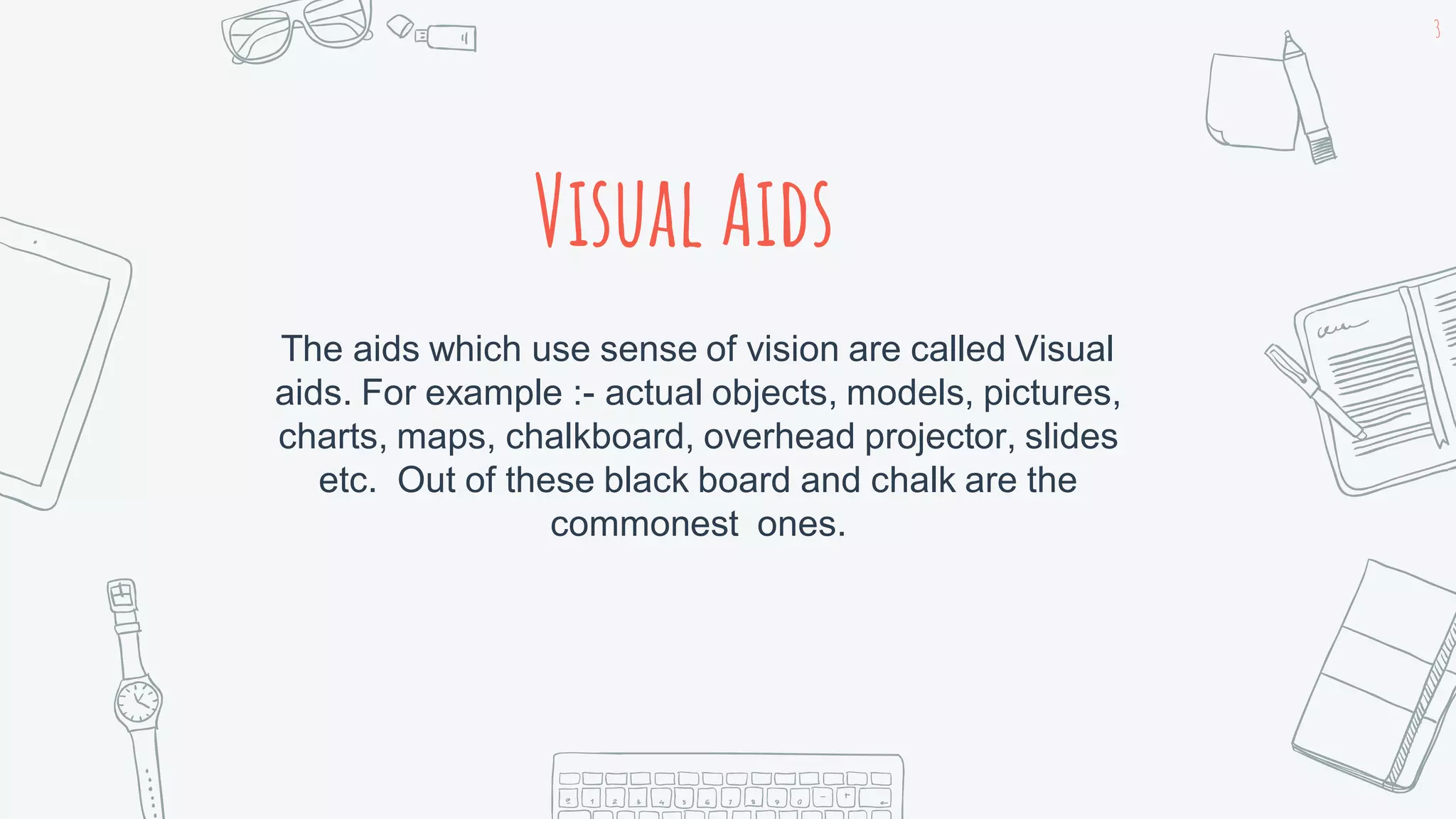 Types of teaching aids PPT