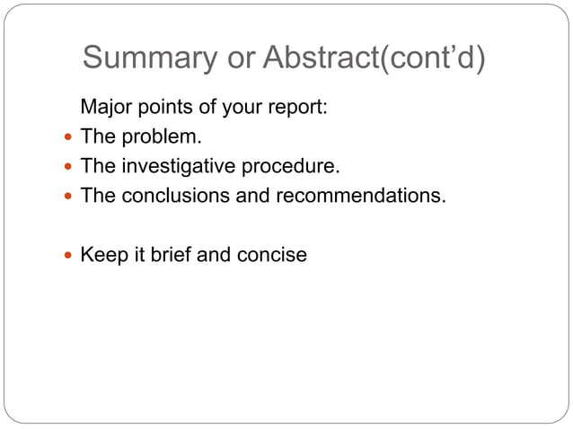 Types Of Technical Reports
