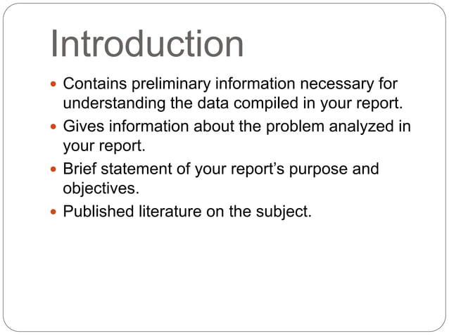 Types Of Technical Reports