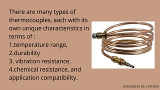 thermocouple temperature sensors | PDF