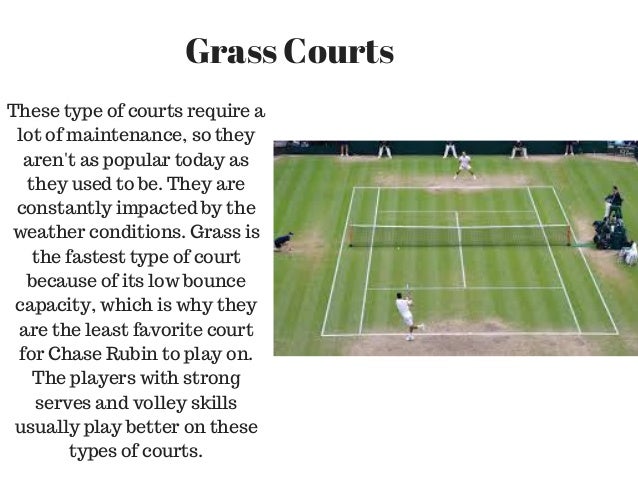 Types Of Tennis Courts