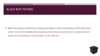 UNIT testing | PPT