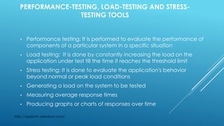 Types of test tools | PPTX