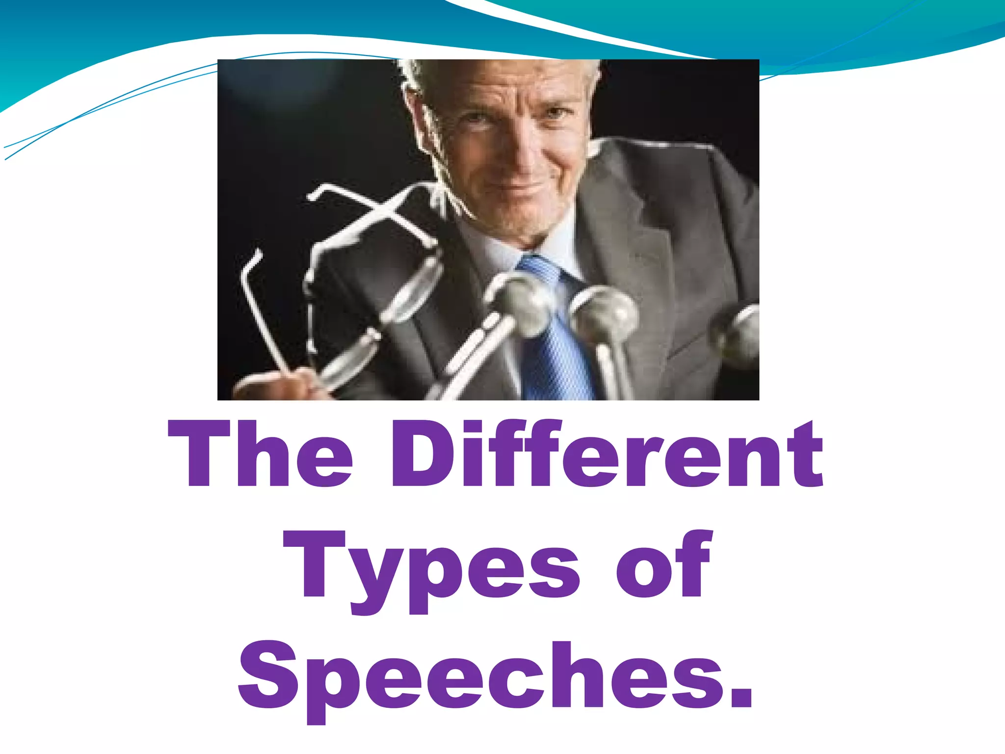 Types of the speech ppt