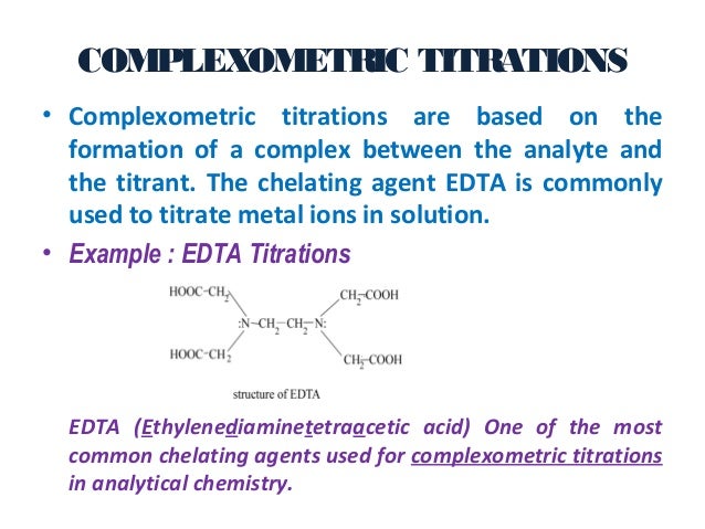 titrations method