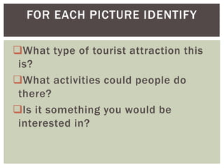 Types of tourist attraction