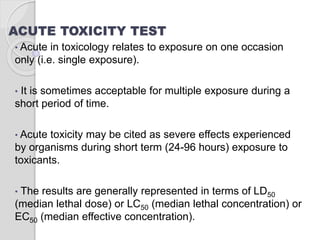 What toxicity types are there?