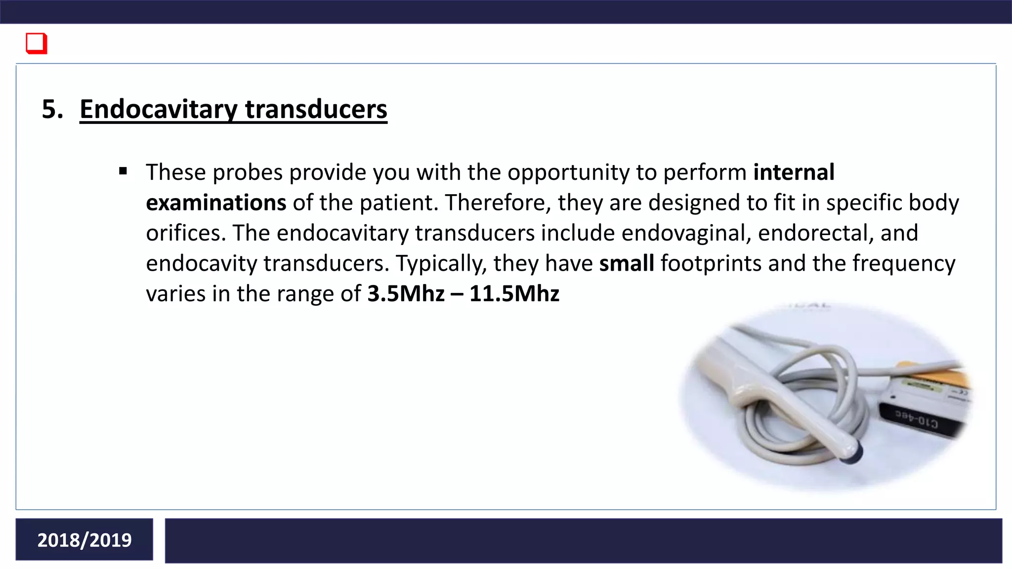 Types of transducers in ultrasound diagnostic PPT