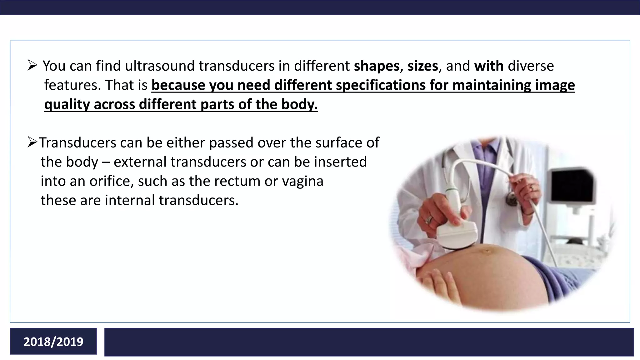 Types of transducers in ultrasound diagnostic PPT