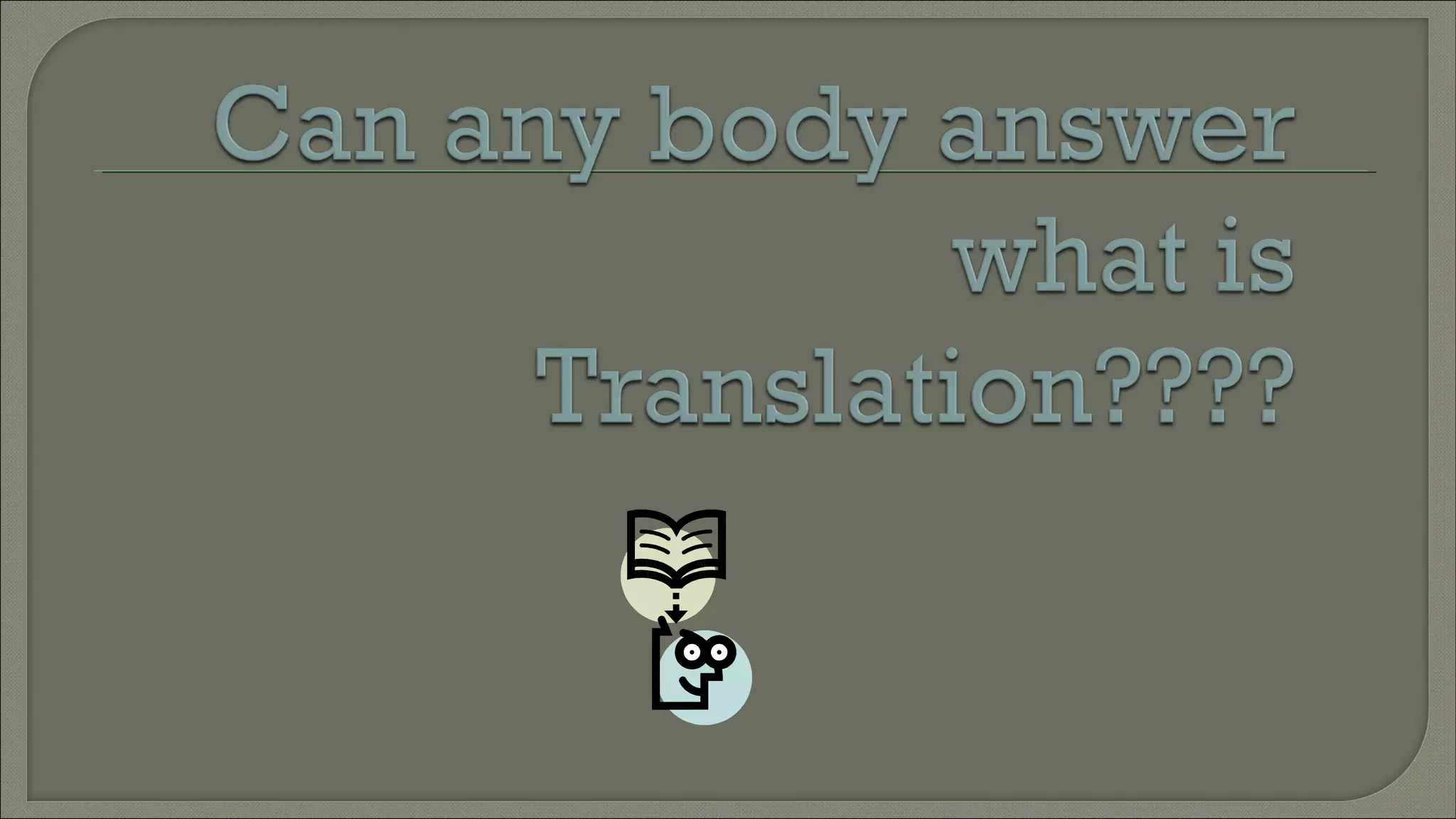 Types of translation | PPT