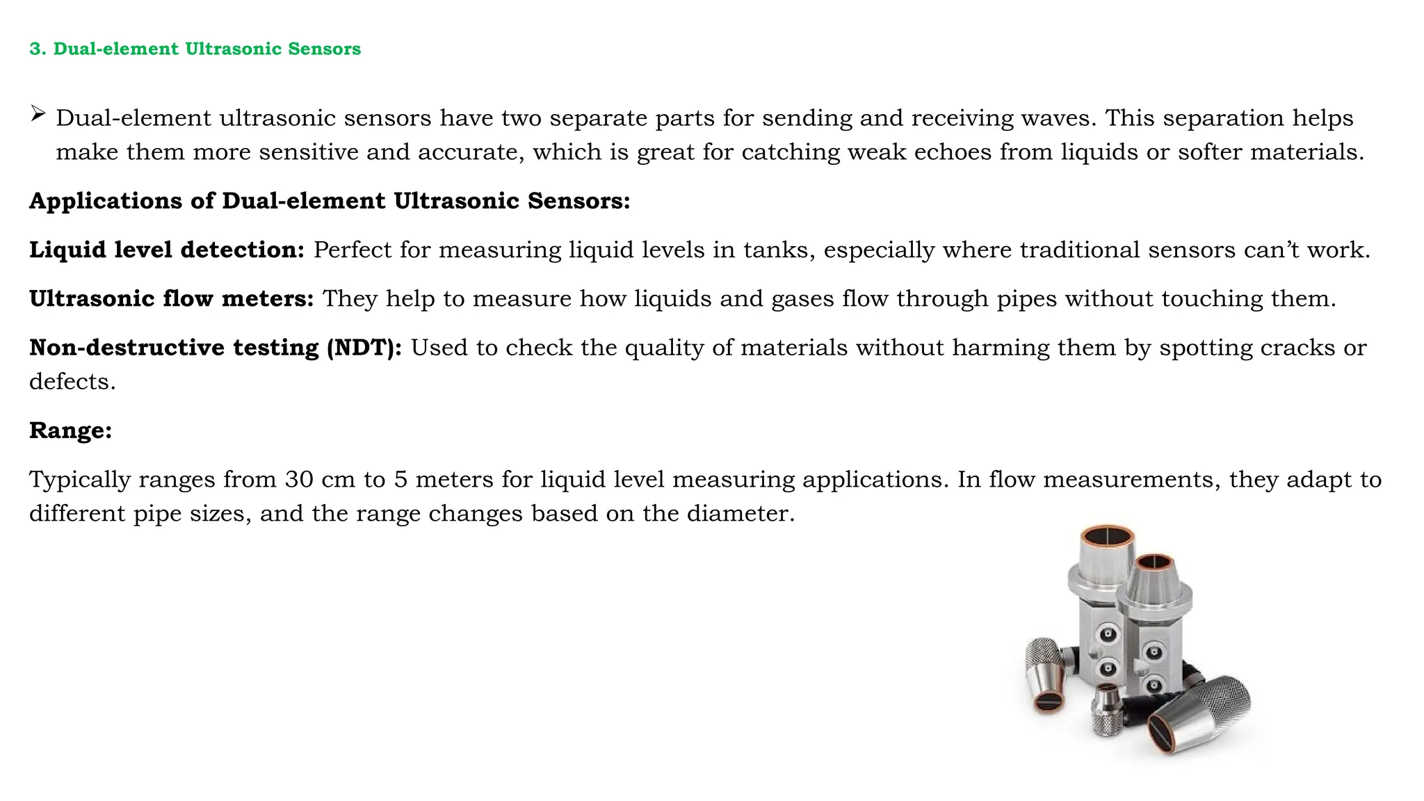 Types of Ultrasonic Sensors and their uses | PPTX