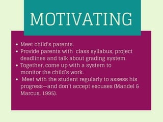 Types of underachievers