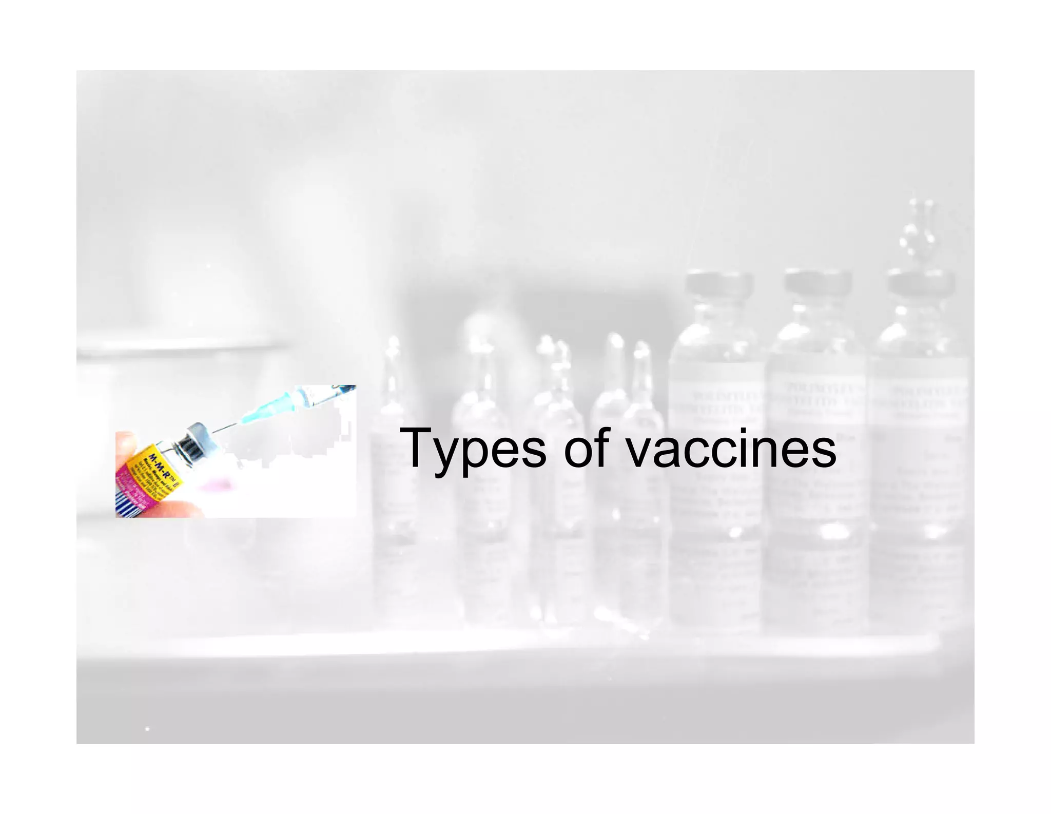 Types of vaccines PPT