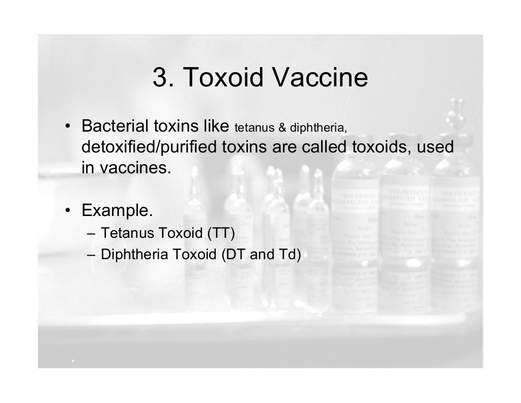 Types of vaccines