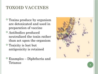Toxoid Examples typesofvaccines-180616064303.pptxueuehusge | PPTX