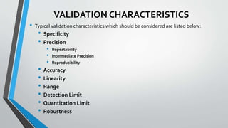 Types of Validation & its Aspects PPT.pptx | Chemistry | Science