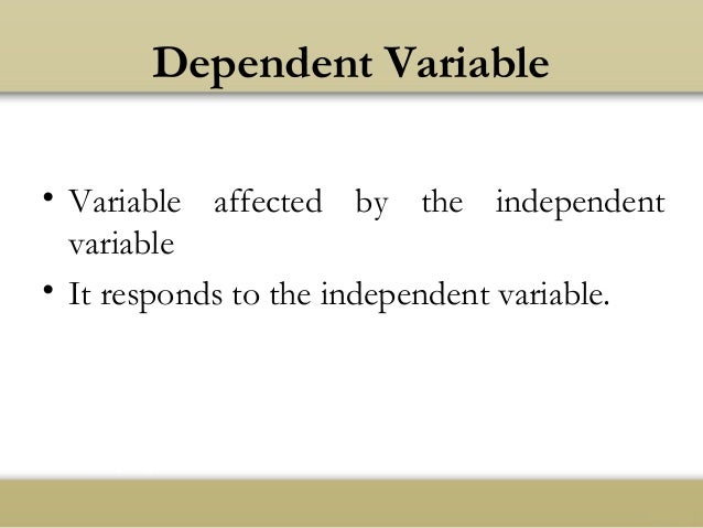 Types of variables-Advance Research Methodology