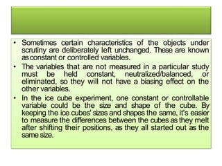 Types of variables in research | PPTX