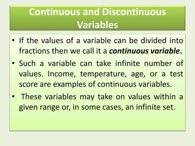 Types of variables in research | PPTX