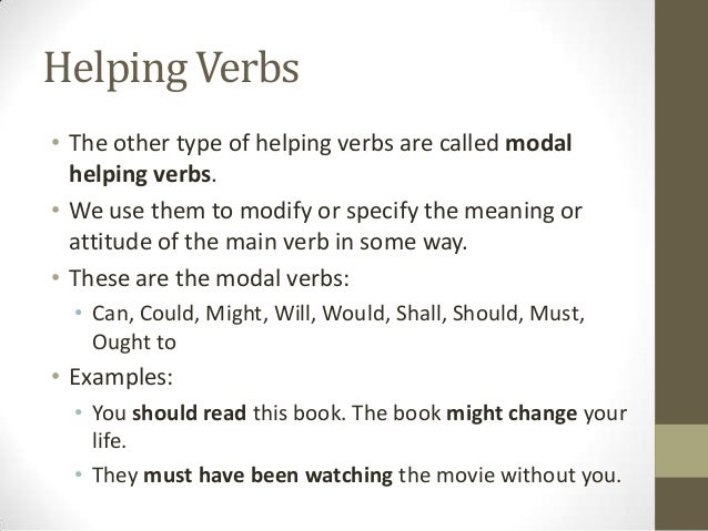 Types Of Verbs