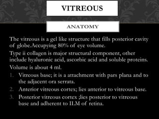 Vitrectomy Types Types of vitrectomy ,indication s and complications | PPTX